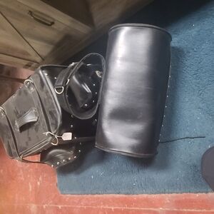 HARLEY DAVIDSON AUTHENTIC LEATHER SIDE BAGS